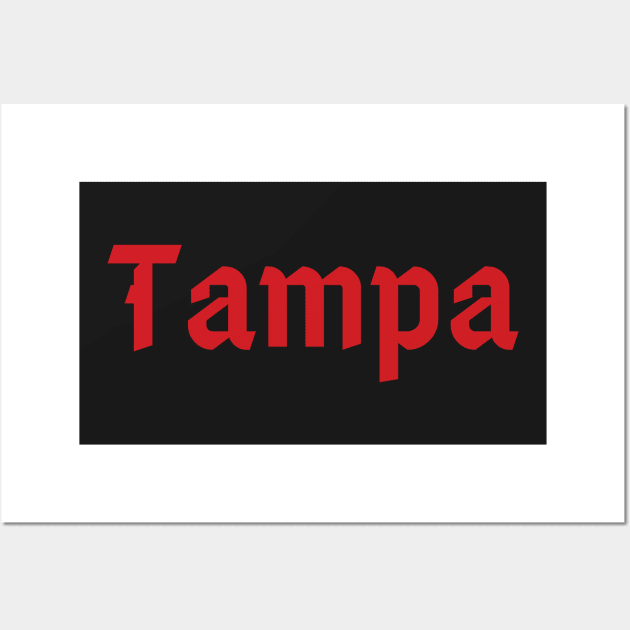 TAMPA Wall Art by Toad House Pixels